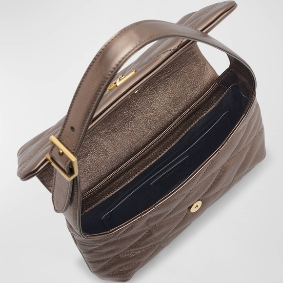 NWT Saint LaurentLe 57 Flap YSL Satin Shoulder Bag - Picture 6 of 8